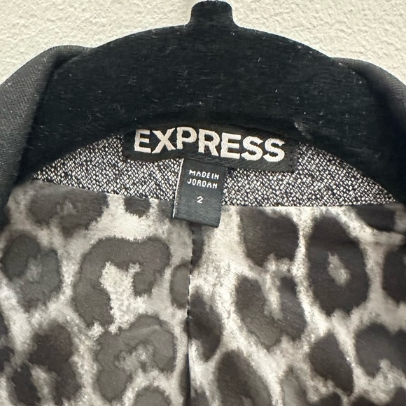 Express Skirt Suit Set Blazer Jacket 2 with Pencil Skirt 0 Office Professional - Picture 6 of 16